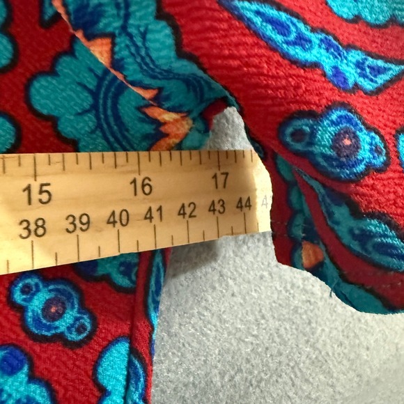 LuLaRoe Amelia Dress Floral Print Red Blue Yellow Size S - Picture 7 of 7